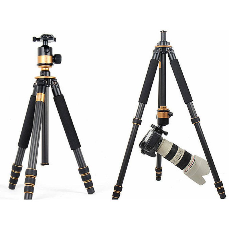 QZSD Q1000C Professional Heavy Duty Carbon Fiber Tripod 1.65m 15kg - 1